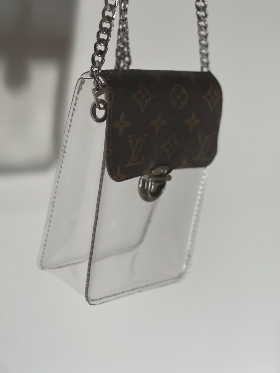 Upcycled Louis Vuitton Clear Baggage